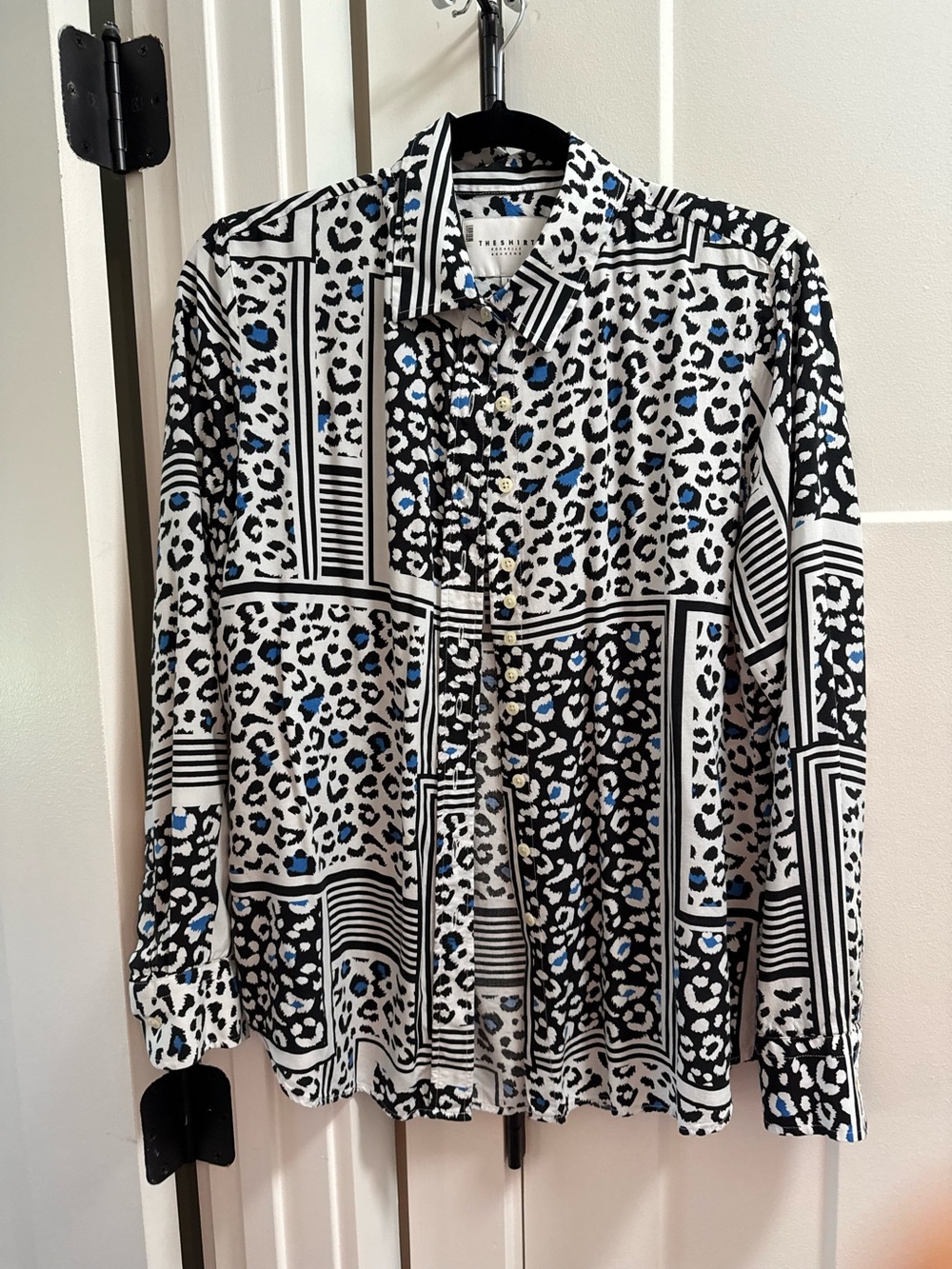 The Shirt By Rochelle Behrens Animal Print Button Down